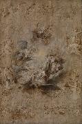 Peter Paul Rubens Multiple Sketch for the Banqueting House Ceiling painting